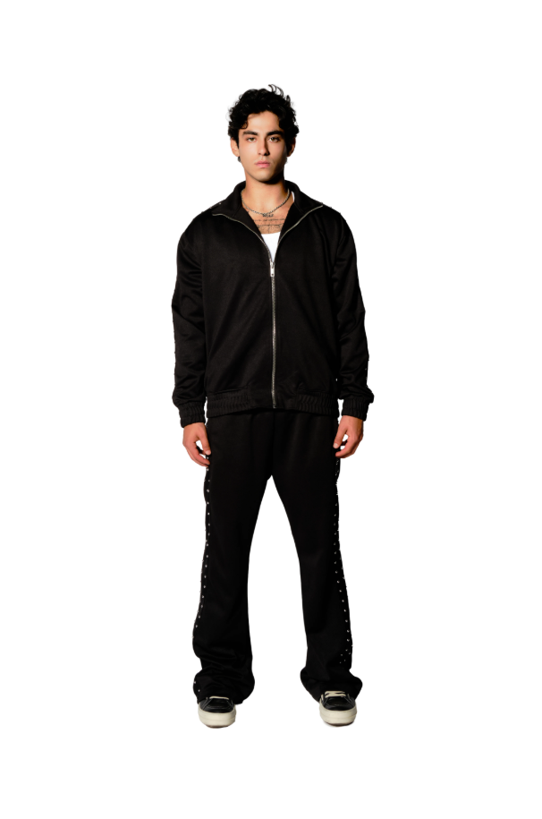 STUDDED TRACK PANTS