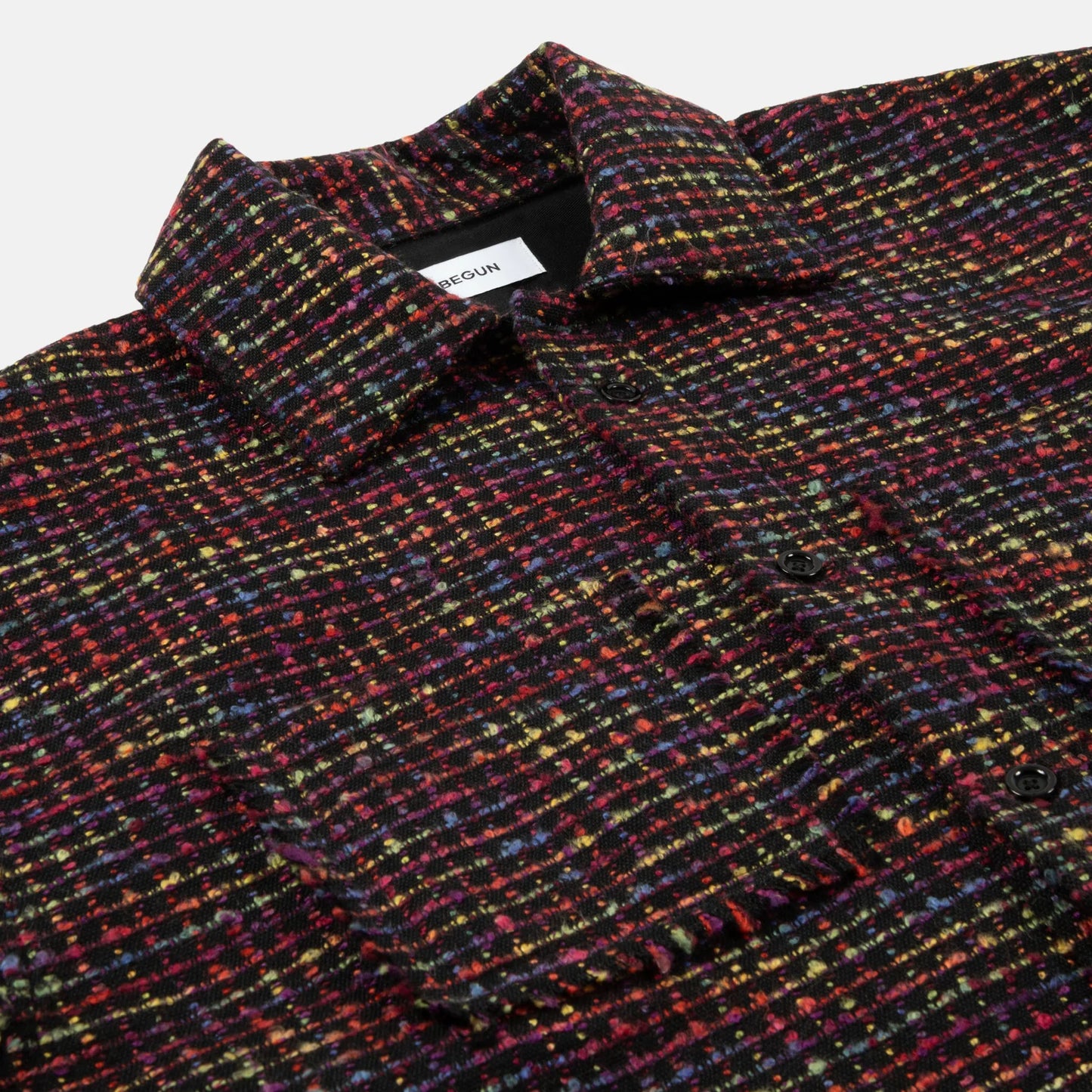 TWEED BOUCLE TRUCKER JACKET