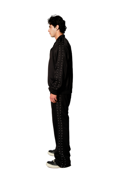 STUDDED TRACK PANTS